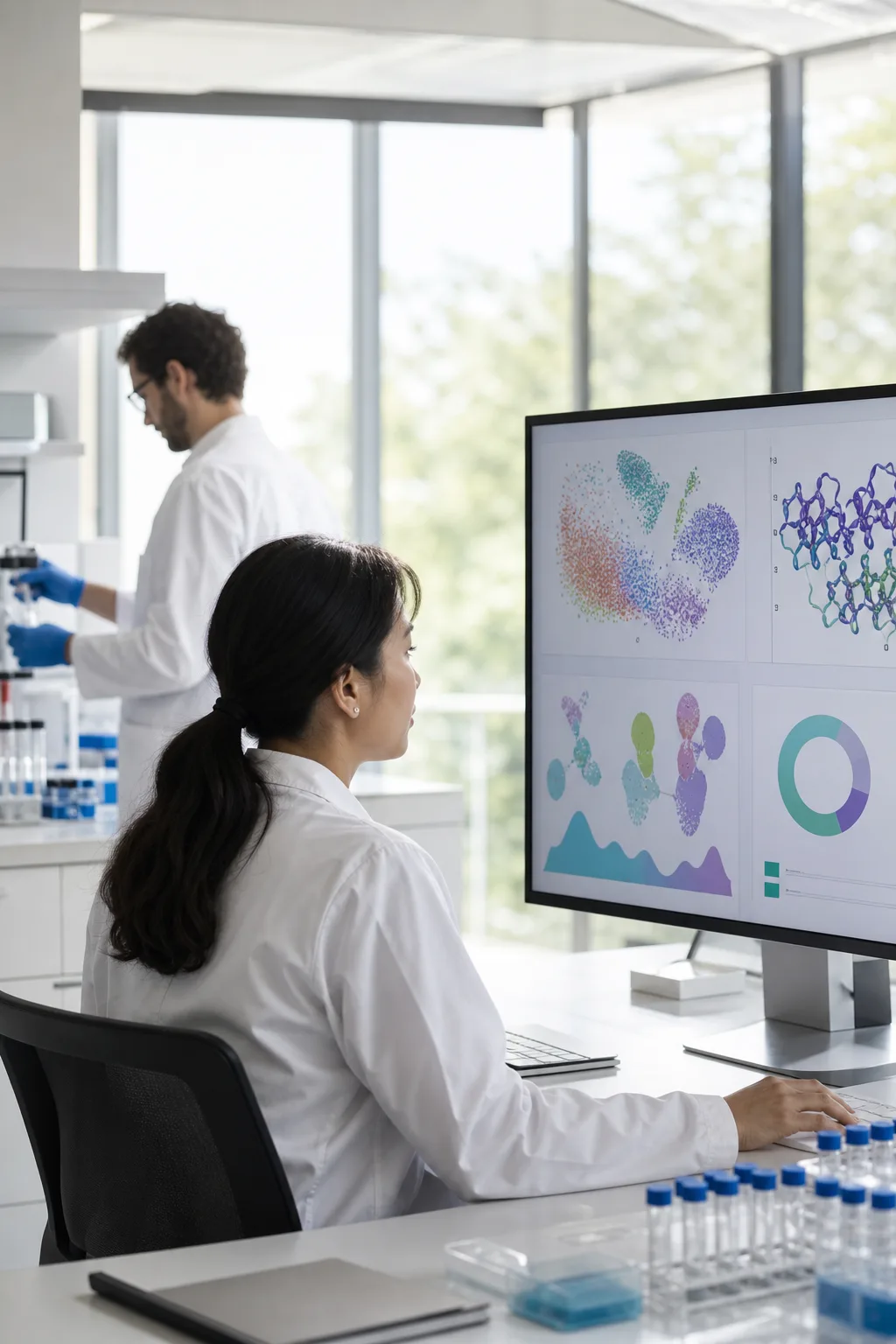 Retatrutide Phase 3 clinical researchers reviewing investigational study data